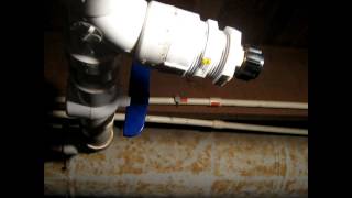preview picture of video 'Cleaning washing machine drain pipe'