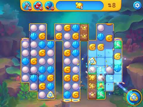 Fishdom level 6335 no boosters フィッシュダム ノーマル [Friend's]