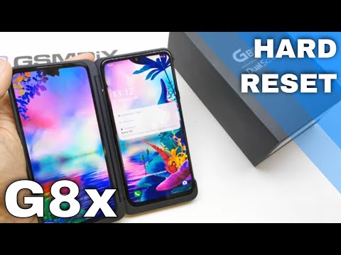 LG G8x How to do hard reset or reset data