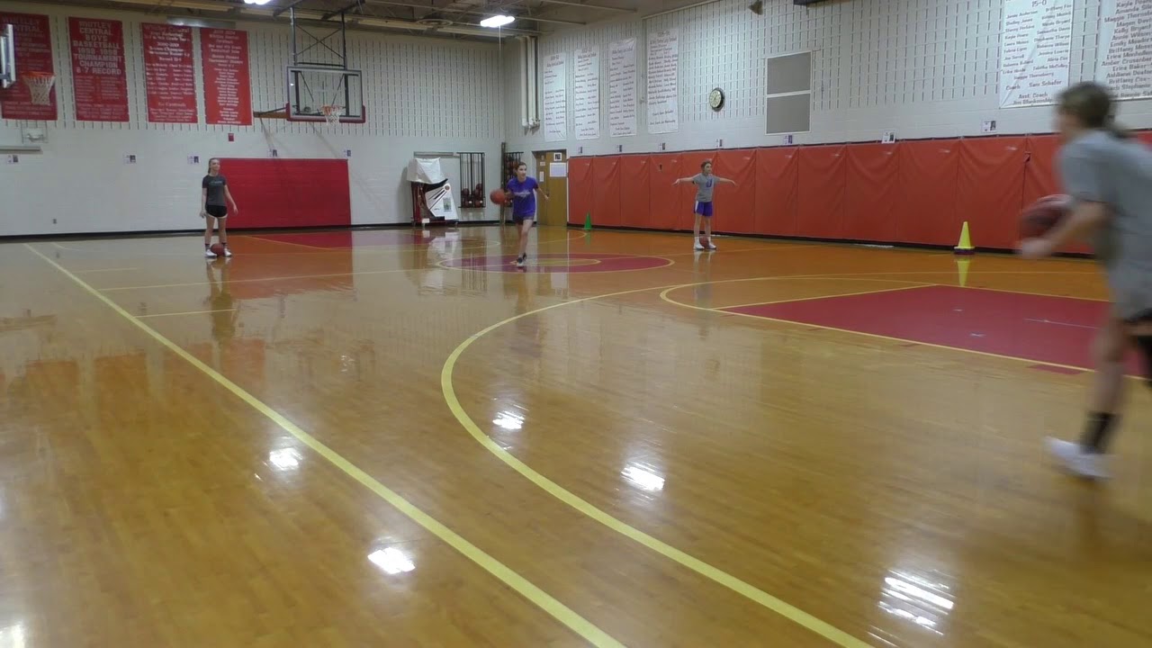 Sharks & Minnows Dribble Tag