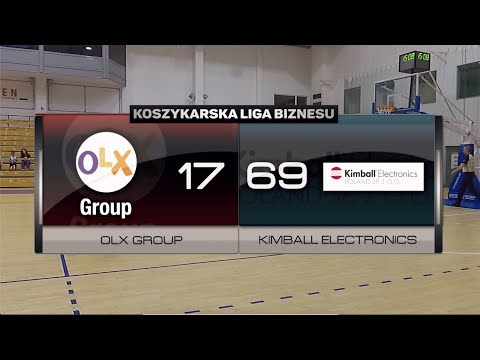 OLX Group vs Kimball Electronics - VIII kolejka - Grupa A Poznań - Koszykarska Liga Biznesu
