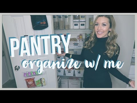 ORGANIZE W/ ME | kitchen pantry clean | brianna k Video