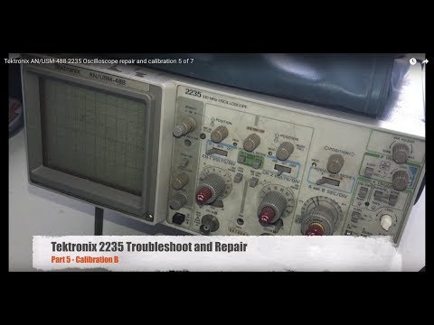 Tektronix AN/USM-488 2235 Oscilloscope repair and calibration 5 of 7