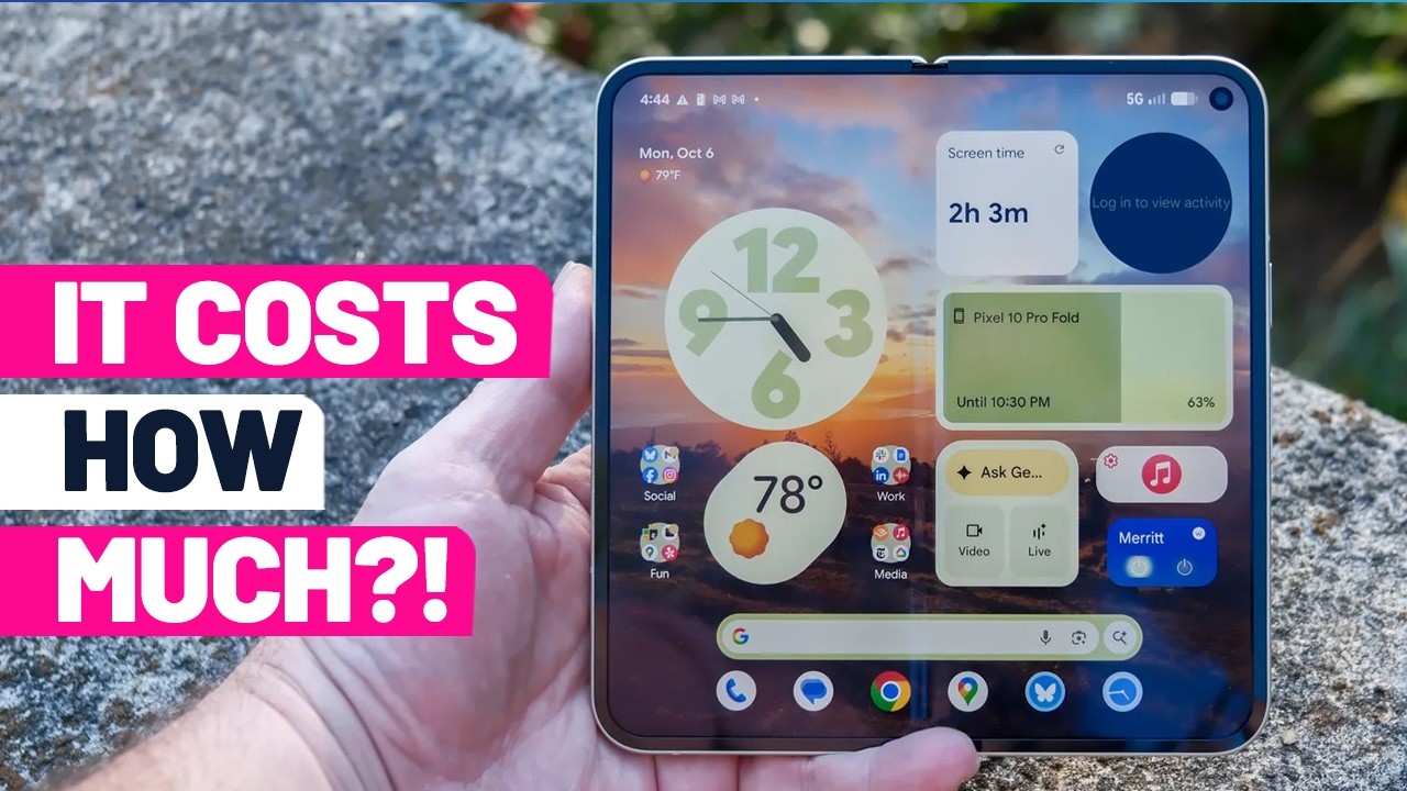 Google Pixel 10 Pro Fold review: more than a Pixel, less than the Galaxy… - YouTube