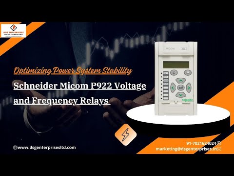 Micom P922 Voltage and Frequency Relays