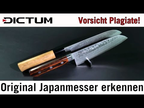 Original Japanmesser erkennen und von Plagiaten unterscheiden - DICTUM