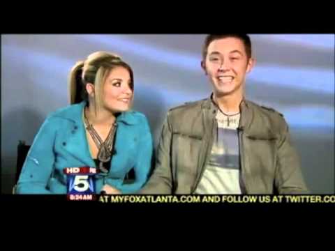 Scotty McCreery & Lauren Alaina cute moments!