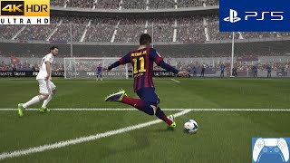 FIFA 14 (PS5) - Real Madrid vs Barcelona [4K 60 FPS HDR] - Gameplay