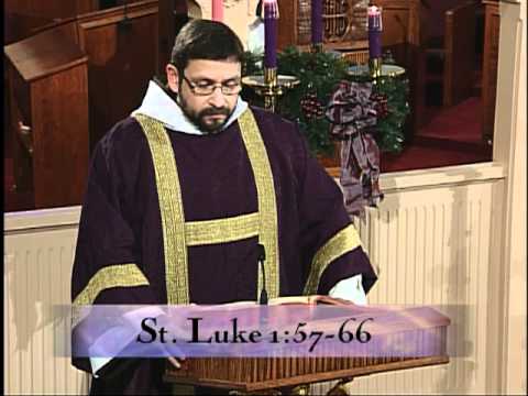 Homily 2011-12-23 - Deacon Leonard Mary MFVA - Advent Weekday