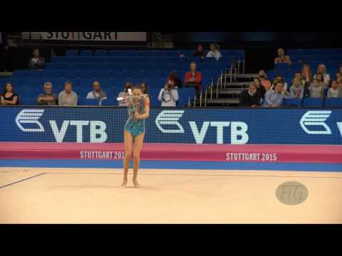 ZHANG Doudou (CHN) 2015 Rhythmic Worlds Stuttgart - Qualifications Clubs