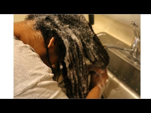 How to Properly Clean Locs~ My Wash Routine Video