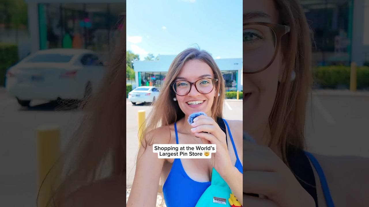 Shopping at the World’s LARGEST Disney Pin Store 🤯 #disneyworld #disneypins #disney #disneyparks