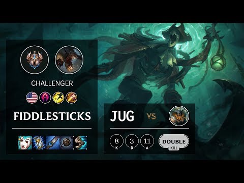 Fiddlesticks Jungle vs Olaf - NA Challenger Patch 10.7