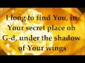 Glory Come Down - Paul Wilbur - Lyrics - Your ...