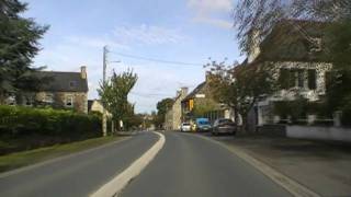 preview picture of video 'Driving Along The D787 Between Ty Coat & Saint-Clet, Brittany, France 28th October 2010'