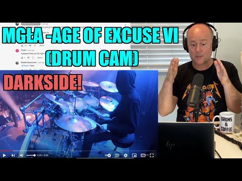 Drum Teacher Reacts: DARKSIDE - Mgła -Age of excuse VI (Drum Cam) MY SECOND TIME HEARING DARKSIDE!