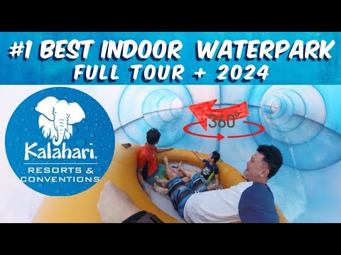Kalahari Water Park Poconos FULL TOUR 2024