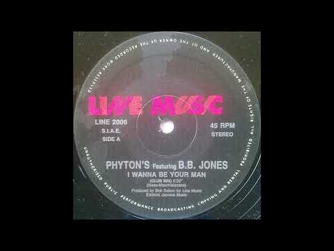 Phyton's  ft. B.B. Jones ‎–  I Wanna Be Your Man (Club Mix) 1991