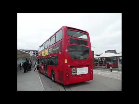 Enviro 400 Trident ExFirst London DN33607 Metroline TE1747 SN09CGG on U3 Leaving at Heathrow Central