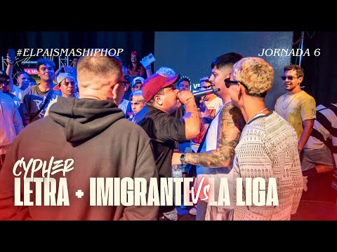 Letra+Imigrante vs La liga Cyphers  #VFLVENEZUELA ! 2025 JORNADA 6 ( TEMPORADA 1 )