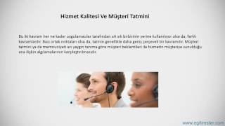 Hizmet Kalitesi Ve Müşteri Tatmini