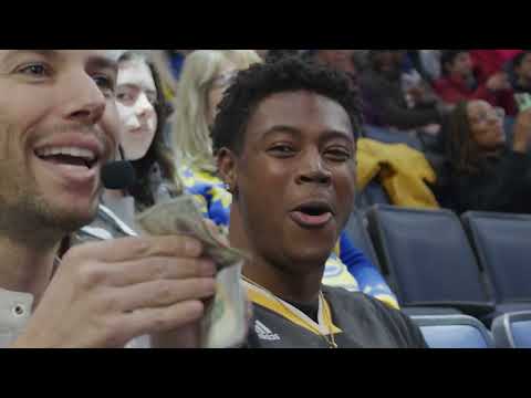 Magic at the Golden State Warriors game