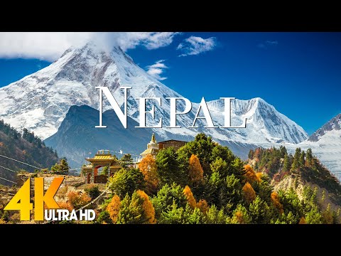 Nepal 4K - Scenic Relaxation Film With Inspiring Cinematic Music and Nature | 4K Video Ultra HD