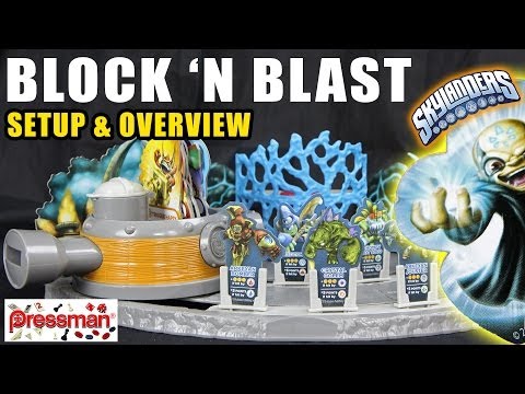 Skylanders Block 'n Blast Game Setup & Overview (by Pressman Toys)