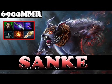 Dota 2 - Sanke 6900 MMR Plays Ursa - Ranked Match Gameplay!