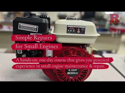 Simple Repairs for Small Engines – Rutgers NJAES Office of Continuing Professional Education