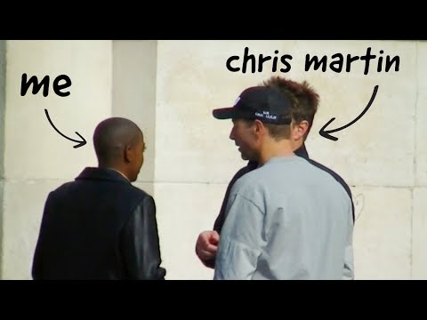 i ran into chris martin (coldplay) and asked for an interview...