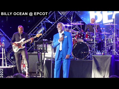 BILLY OCEAN in Concert @ EPCOT at WALT DISNEY WORLD on 10/23/2022
