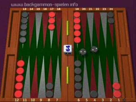 Backgammon Spielregeln - #2 -  Wie man Steine bewegt