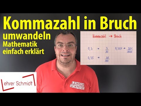 Converting a decimal number to a fraction | Lehrerschmidt - simply explained!