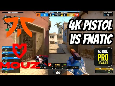 Bymas destroys fnatic with pistol | CSGO ESL Pro League Season 15