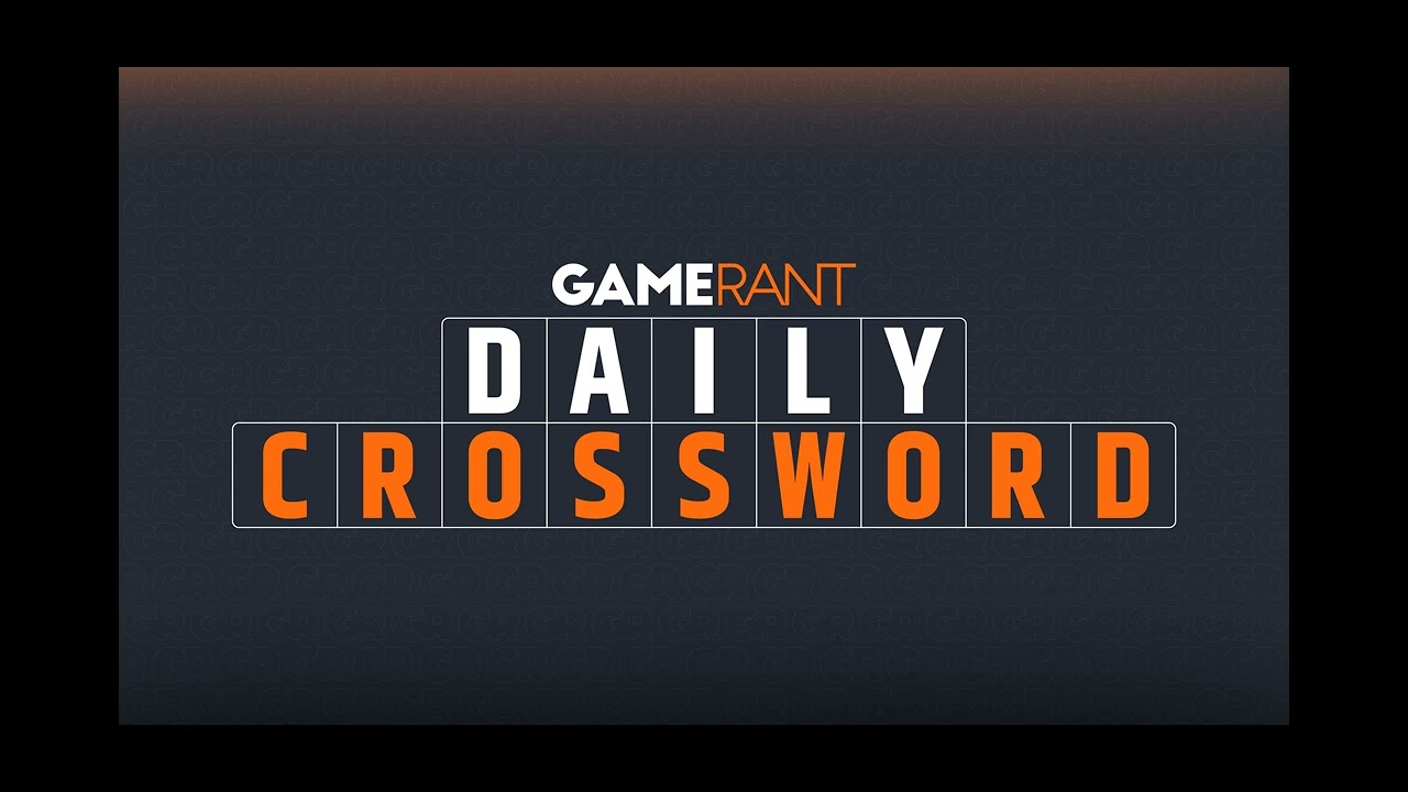 Can YOU Solve This Gamer's Crossword? (May 12th)