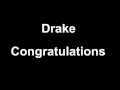 Drake - Congratulations