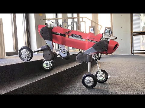 Legged Robots Put On Wheels And Skate Away