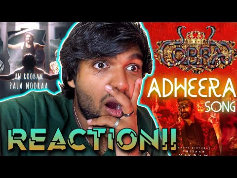 Adheeraa Lyric | Cobra | Chiyaan Vikram | @ARRahman  | Ajay Gnanamuthu | 7 Screen Studio