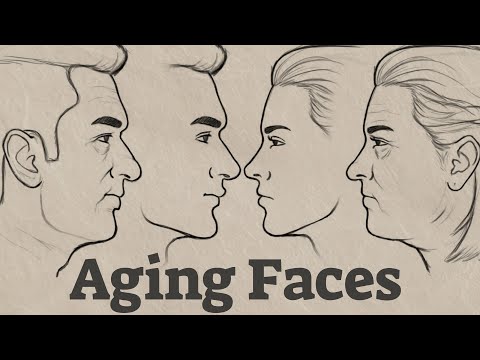 How to Draw Aging Faces | 30 Years into the Future