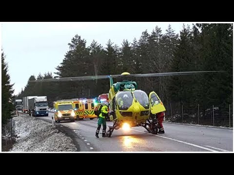 Tre personer skadade efter trafikolycka