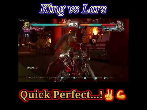King vs Lars | Beast mode on...!☠️ | Tekken7 | Season4 | #short | #alisking