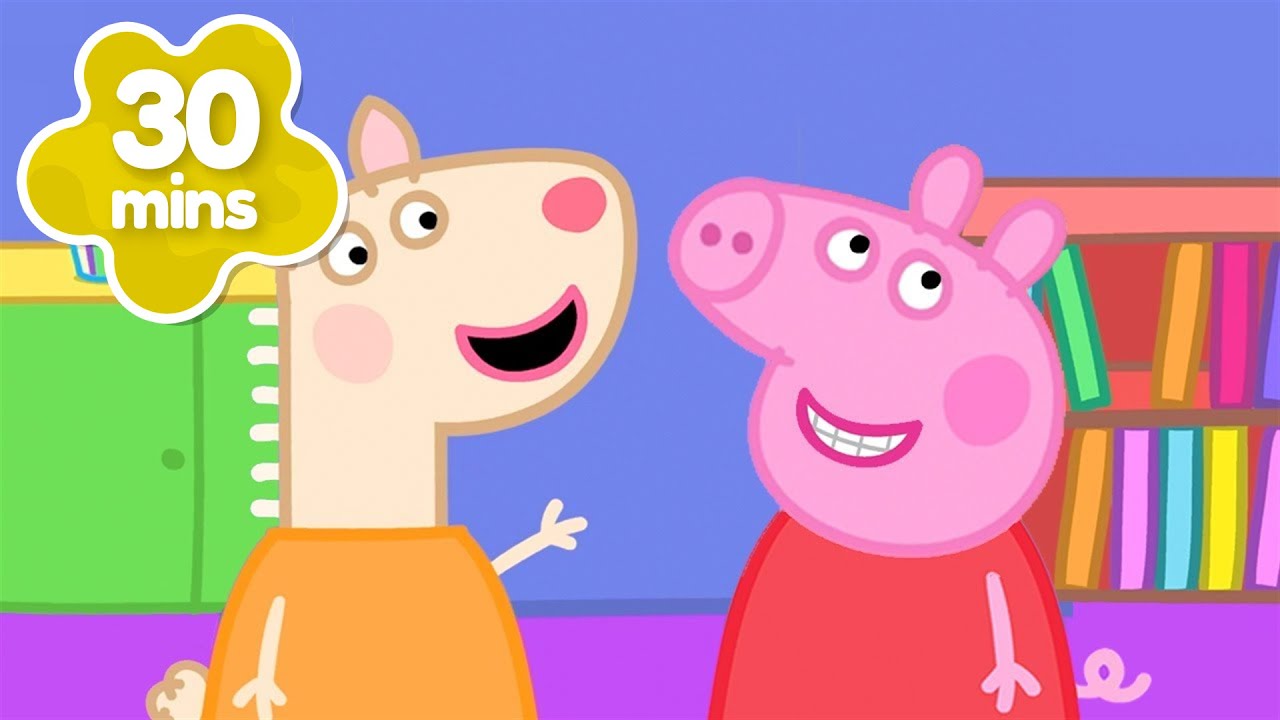Lotte Llama's First Day 🦙 | Peppa Pig Official Full Episodes | Kids Cartoon | 30 Minutes