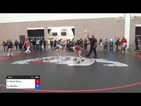 59 Kg Round Of 16 - Karina De La Torre, Tx Vs Nanea Estrella, Hi