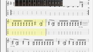 Black Bomb A   Hostile infection GUITAR TABLATURE