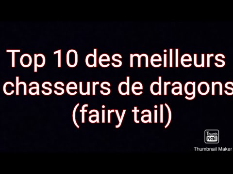 Top 10 des meilleurs chasseurs de dragons (fairy tail)