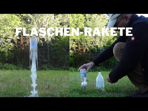 Wasser-Rakete mit CO2 - Experiment zum Nachmachen