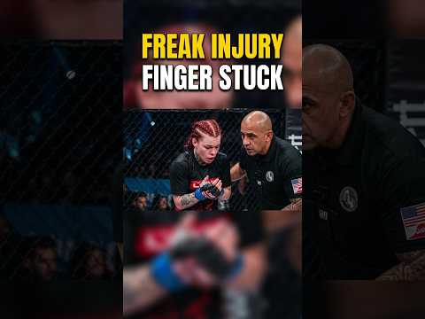 Her Finger Got Caught In The Cage Mid-Fight 😱 #unf #shorts