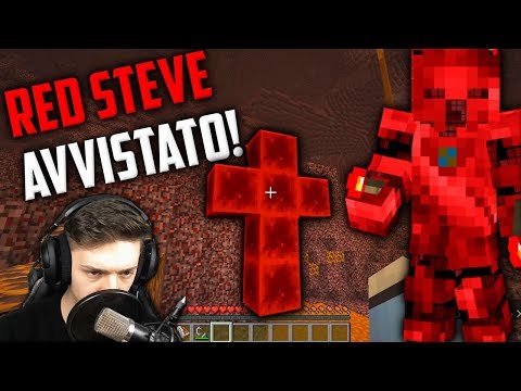 RED STEVE NON CI VUOLE NEL SUO MONDO! - MINECRAFT ITA