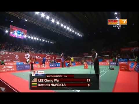 2015 BWF World Championships 1st Round - Lee Chong Wei vs Kestutis Navickas